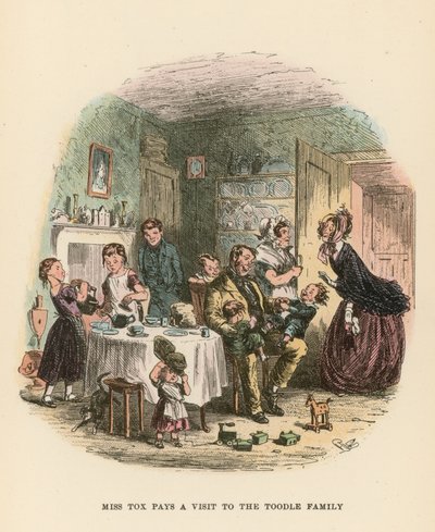 Illustration for Dombey and Son by Hablot Knight Browne